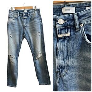 Closed Men’s Cooper Tapered Distressed Ripped Jeans Size 31 Street Casual